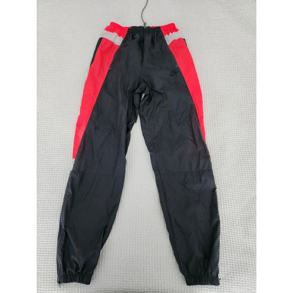 Crazy Vintage RARE Nike Track pants Orange Gray White Y2K 90s Small S Vtg